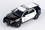 2015 Ford Explorer Police Interceptor Utility LOS ANGELES POLICE DEPARTMENT LAPD Light and Sound 1/24 Diecast Model Car 79540