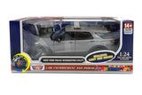 2022 Ford Explorer Police Interceptor Utility Unmarked Toronto Grey Light & Sound Version Builder Kit 1:24 Diecast Model Toy Car by MOTORMAX 79541 Gray