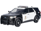 2022 Ford Police Interceptor Utility (Explorer) LOS ANGELES POLICE DEPARTMENT LAPD Light and Sound 1/24 Diecast Model Car 79548