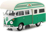 Volkswagen Type 2 (T1) Camper Van 1:24 Scale Diecast Model Toy Car by Motormax 79592 Green