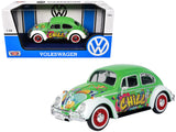 1966 Volkswagen Beetle Graffiti 1:24 Scale Diecast Model by Motormax 79598