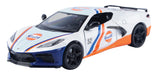 Motormax 1:24 2020 Corvette C8 Gulf Diecast Car Model 79664