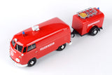 Volkswagen Type 2 (T1) Fire Truck and Trailer by MotorMax 79671