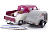 Volkswagen Type 2 (T1) Surf Pickup and Tear Drop Trailer by MotorMax 79673