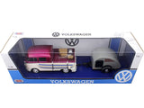 Volkswagen Type 2 (T1) Surf Pickup and Tear Drop Trailer by MotorMax 79673