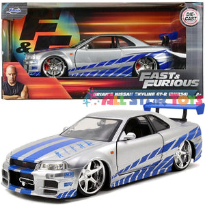 【値引き】FAST&FURIOUS Brian's Nissan Skyline Fast And Furious Brian's Nissan Skyline 2000 GT-R (KPGC10) Jada