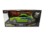 Jada Fast & Furious Fast 1:24 Brian's Mitsubishi Eclipse Green Diecast Collectible Model Car 97603