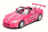 1/24 ""25 Years of Fast & Furious"" Suki's Honda S2000 Pink Diecast Model by Jada 97604