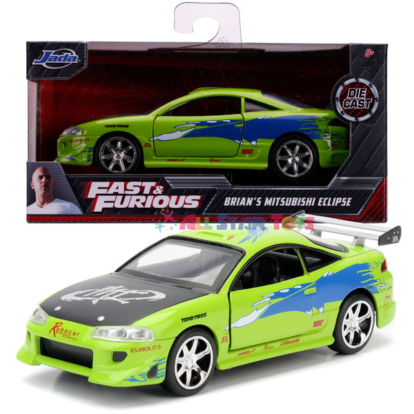 Jada Fast & Furious Fast 1:32 Brian's Mitsubishi Eclipse Green
