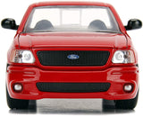 JADA Fast & Furious Brian's 1999 Ford F-150 SVT Lightning Pickup Truck Candy Red 1/24 Diecast Model Car 99574