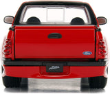 JADA Fast & Furious Brian's 1999 Ford F-150 SVT Lightning Pickup Truck Candy Red 1/24 Diecast Model Car 99574