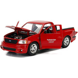JADA Fast & Furious Brian's 1999 Ford F-150 SVT Lightning Pickup Truck Candy Red 1/24 Diecast Model Car 99574