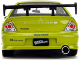 JADA Brian's 2002 Mitsubishi Lancer Evolution EVO VII GREEN "FAST & FURIOUS 25 YEARS" 1/24 Diecast Model 99788