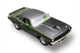 1970 Plymouth AAR Cuda Green with Vinyl Top 1:18 Scale Diecast Model by ACME A1806140VT