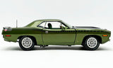 1970 Plymouth AAR Cuda Ivy Green 1:18 Scale Diecast Model by ACME A1806140