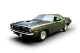1970 Plymouth AAR Cuda Ivy Green 1:18 Scale Diecast Model by ACME A1806140