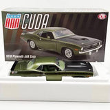 1970 Plymouth AAR Cuda Ivy Green 1:18 Scale Diecast Model by ACME A1806140