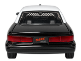 Motormax Ford Crown Victoria Police Car Black/White with Builder Kit 1/24 Scale 76102C