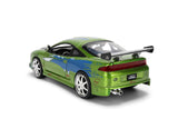 JADA Brian's Mitsubishi Eclipse COLOR BRUSH "FAST & FURIOUS 25 YEARS" 1/24 Diecast Model 36817