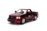 JADA "FAST & FURIOUS 25 YEARS" 1999 Ford F-150 SVT Lightning Pickup Truck Ruby Red Brush Color 1/24 Diecast Model Car 37876