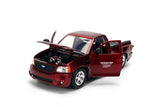 JADA "FAST & FURIOUS 25 YEARS" 1999 Ford F-150 SVT Lightning Pickup Truck Ruby Red Brush Color 1/24 Diecast Model Car 37876