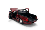 JADA "FAST & FURIOUS 25 YEARS" 1999 Ford F-150 SVT Lightning Pickup Truck Ruby Red Brush Color 1/24 Diecast Model Car 37876