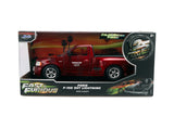 JADA "FAST & FURIOUS 25 YEARS" 1999 Ford F-150 SVT Lightning Pickup Truck Ruby Red Brush Color 1/24 Diecast Model Car 37876