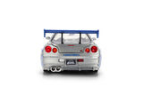 Jada 1/24 "25 Years of Fast & Furious" Brian’s 2002 Nissan Skyline R34, Color Brush Finish 36818