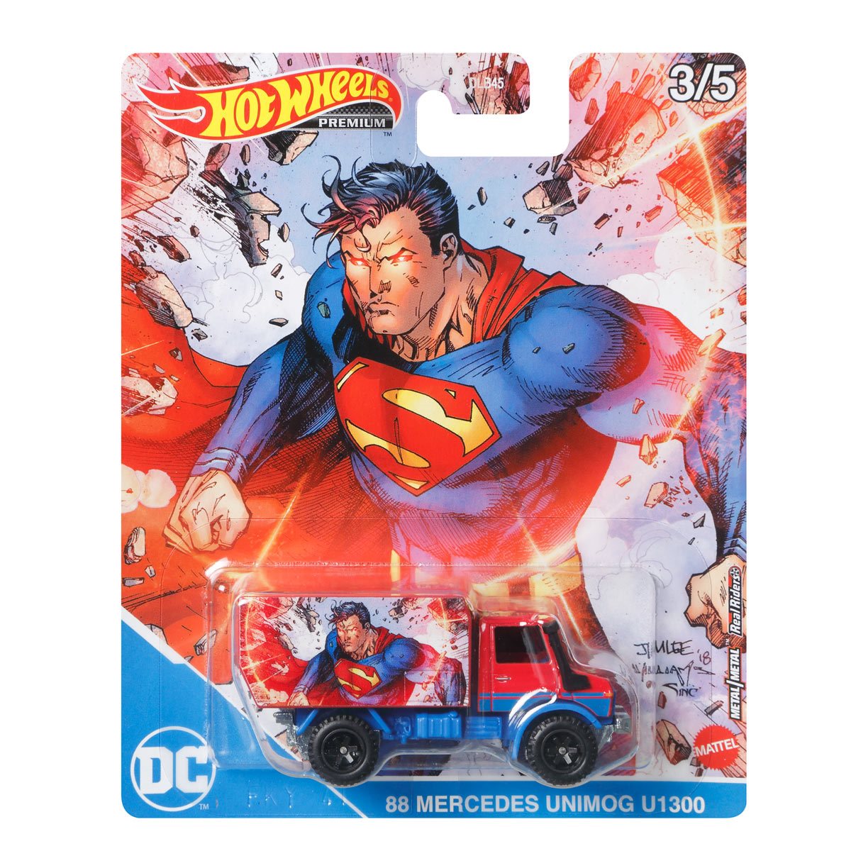 Hot Wheels Premium Pop Culture 2021 DC Comics Mix Set of 5 cars