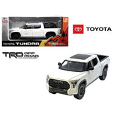 Toyota Tundra TRD Offroad 4x4 White 1:24 Diecast Model Mijo H08555R-WH