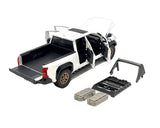 2024 Toyota Tacoma Trailhunter Edition 1:24 White 1:24 Diecast Model MiJo H08777-WH