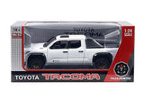 2024 Toyota Tacoma Trailhunter Edition 1:24 White 1:24 Diecast Model MiJo H08777-WH
