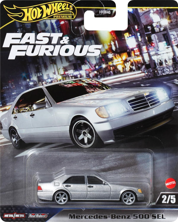 Hot Wheels Premium 2024 Fast & Furious Mercedes-Benz 500 SEL HRT94