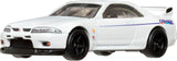 HOT WHEELS CAR CULTURE NISSAN SKYLINE GT-R (BCNR33) 1/64 DIECAST CAR WHITE HRV99