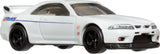 HOT WHEELS CAR CULTURE NISSAN SKYLINE GT-R (BCNR33) 1/64 DIECAST CAR WHITE HRV99