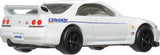 HOT WHEELS CAR CULTURE NISSAN SKYLINE GT-R (BCNR33) 1/64 DIECAST CAR WHITE HRV99