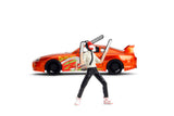 1/24 Hollywood Rides Chainsaw Man and 1995 Toyota Supra Diecast Figure and Car by Jada 35181