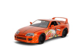 1/24 Hollywood Rides Chainsaw Man and 1995 Toyota Supra Diecast Figure and Car by Jada 35181