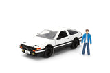 JADA 1:24 HOLLYWOOD RIDES – INITIAL D – 1986 TOYOTA TRUENO W/TAKUMI 34501