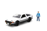 JADA 1:24 HOLLYWOOD RIDES – INITIAL D – 1986 TOYOTA TRUENO W/TAKUMI 34501