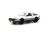 JADA 1:24 HOLLYWOOD RIDES – INITIAL D – 1986 TOYOTA TRUENO W/TAKUMI 34501
