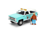 Jada Smokey Bear and 1980 Chevrolet Blazer Diecast Figure and Car Model 1/24 Scale 36294