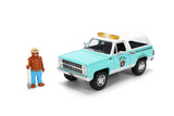 Jada Smokey Bear and 1980 Chevrolet Blazer Diecast Figure and Car Model 1/24 Scale 36294