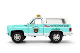 Jada Smokey Bear and 1980 Chevrolet Blazer Diecast Figure and Car Model 1/24 Scale 36294