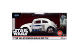 JADA Star Wars 1959 Volkswagen Drag Beetle 1:32  Die-cast Car 36982