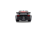 2025 Ford Mustang GTD "Darth Vader" Matt Black with Silver Stripes and Graphics "Star Wars" "Hollywood Rides" Series 1/32 Diecast Model Car Jada 37698