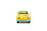 Jada "Transformers" Volkswagen Beetle Bumblebee Diecast Model Yellow with Metallic Blue Interior 37727