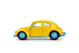 Jada "Transformers" Volkswagen Beetle Bumblebee Diecast Model Yellow with Metallic Blue Interior 37727
