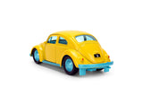 Jada "Transformers" Volkswagen Beetle Bumblebee Diecast Model Yellow with Metallic Blue Interior 37727