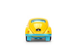 Jada "Transformers" Volkswagen Beetle Bumblebee Diecast Model Yellow with Metallic Blue Interior 37727